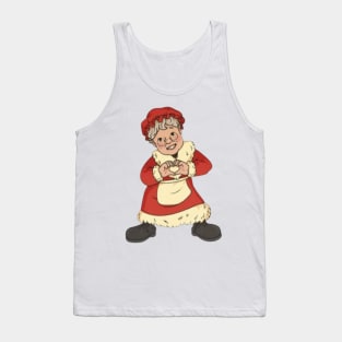 Christmas characters dancing t-shirt design Sticker Tank Top